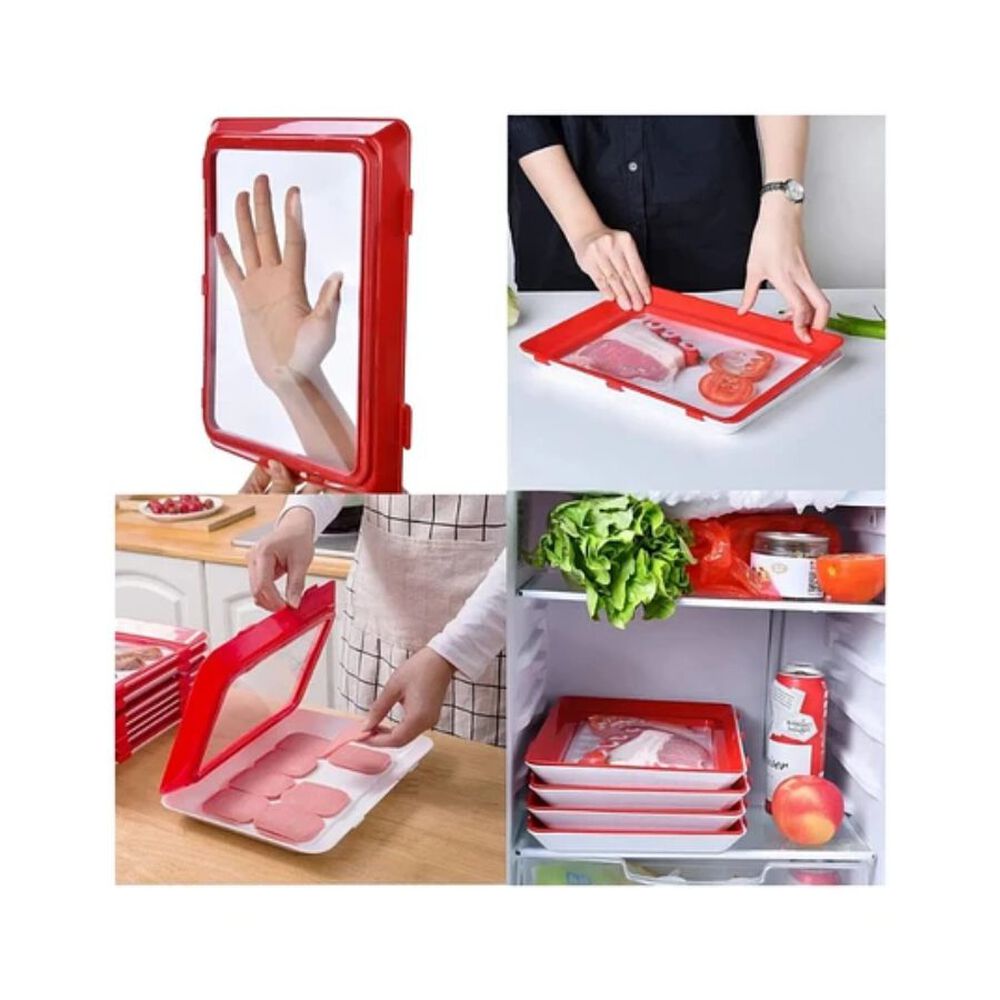 Bandeja Reutilizable Conservador De Alimentos Freezer image number 2.0