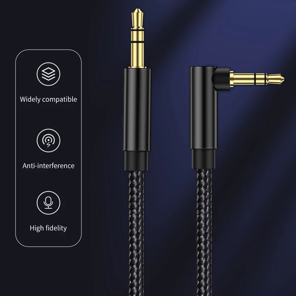 Cable De Audio Premium 1x1 Jack 3.5mm Acordonado 3mt image number 5.0
