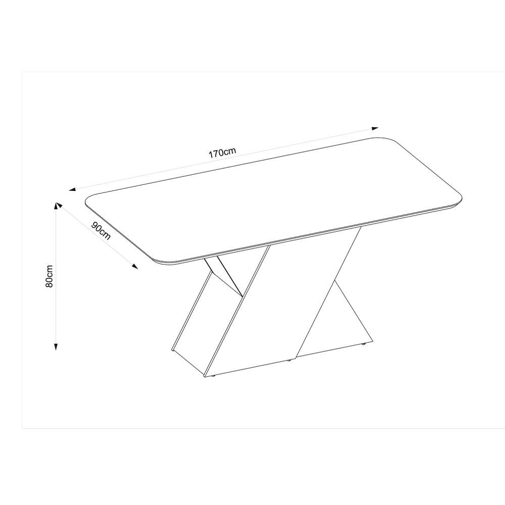 Juego De Comedor Vekkahome Rubi / 6 Sillas image number 1.0