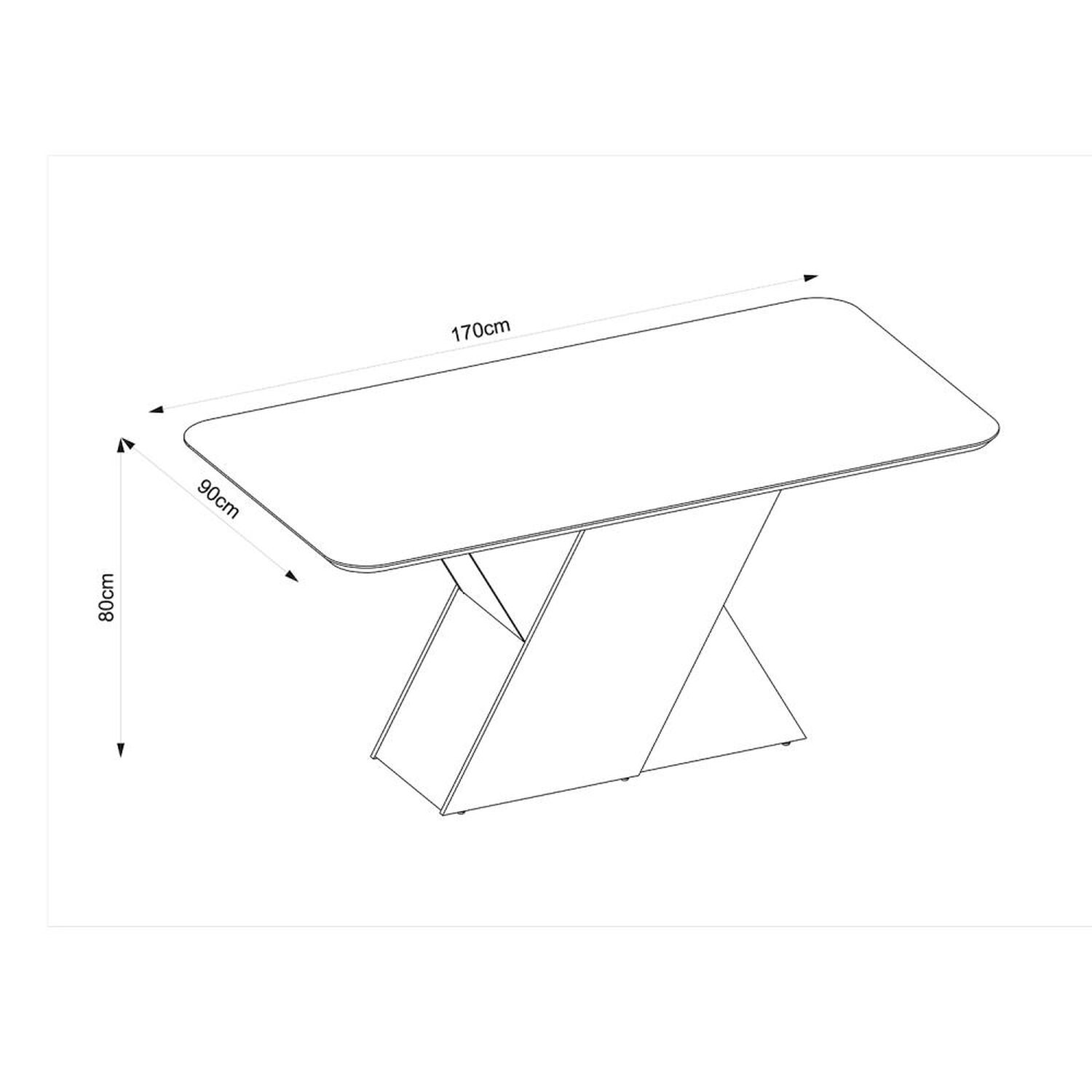 Juego De Comedor Vekkahome Rubi / 6 Sillas image number 1.0