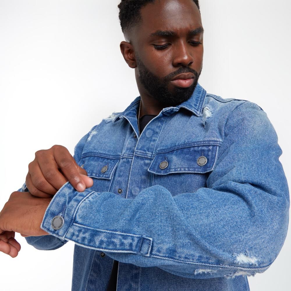 Chaqueta Denim Slim Hombre Rolly Go image number 4.0