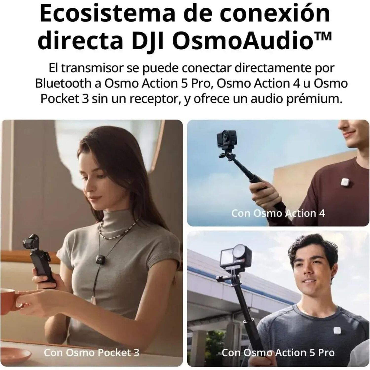 Dji Mic Mini - Son 2 Micr&oacute;fonos Inal&aacute;mbricos Profesionales image number 1.0