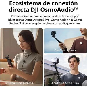 Dji Mic Mini - Son 2 Micr&oacute;fonos Inal&aacute;mbricos Profesionales