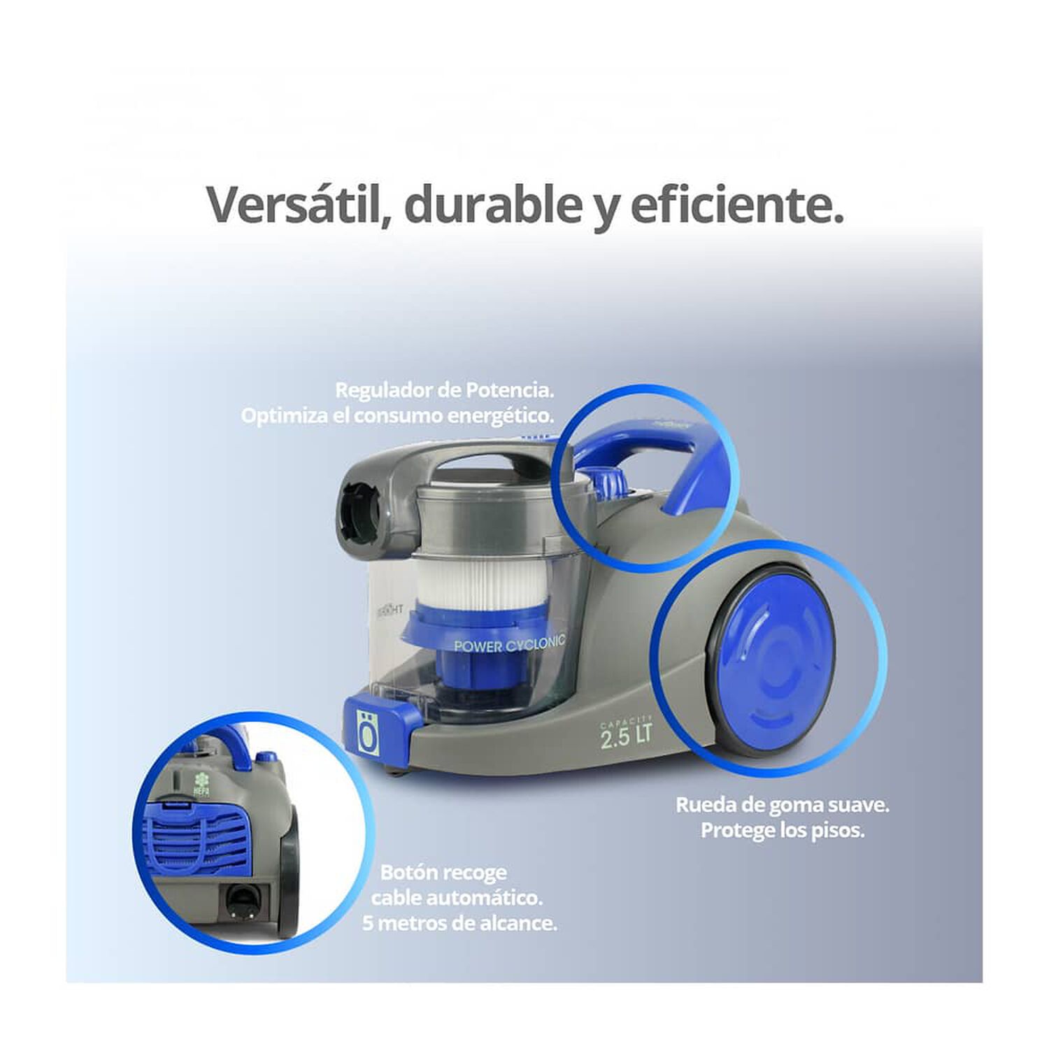 Aspiradora Arrastre Ciclonica 2200w Thor Power Cyclonic image number 2.0