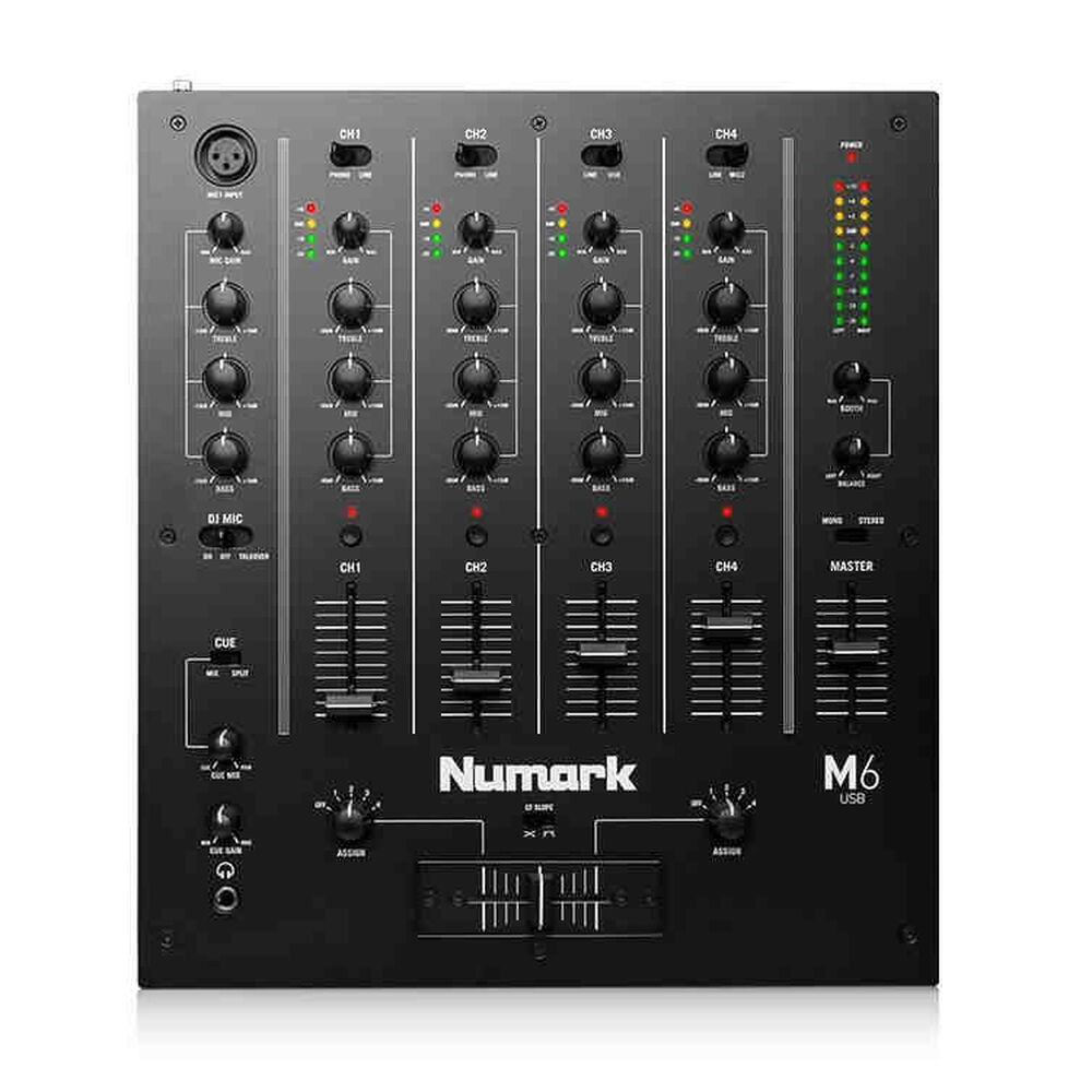 Mezclador Scratch 3 Canales Para Djs M6 Usb Black - Numark image number 0.0