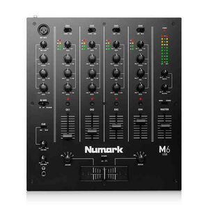 Mezclador Scratch 3 Canales Para Djs M6 Usb Black - Numark