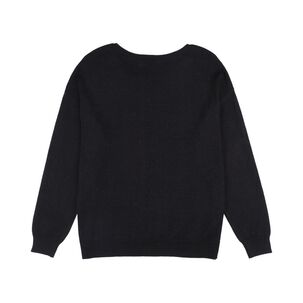 Sweater Lurex Manga Larga Cuello Redondo Mujer Kimera