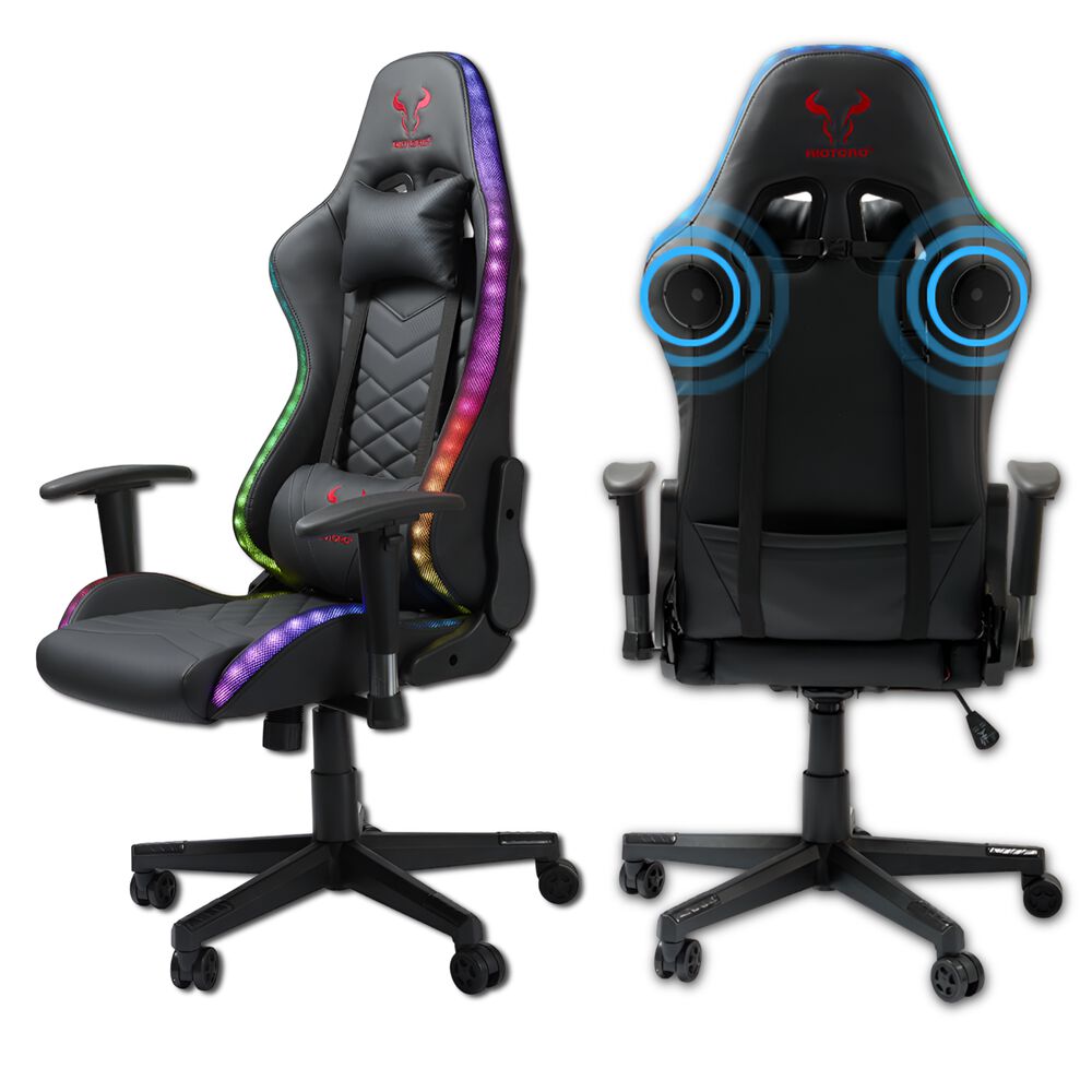 Silla Gamer Rgb Riotoro Spitfire X1s Plus Confort + Speaker Bt image number 0.0