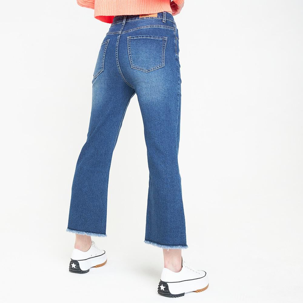 Jeans Mujer Tiro Alto Culotte Freedom image number 2.0