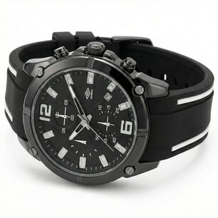 Reloj An&aacute;logo Hombre Umbro Plus Negro/ Blanco Umbp-1500-89