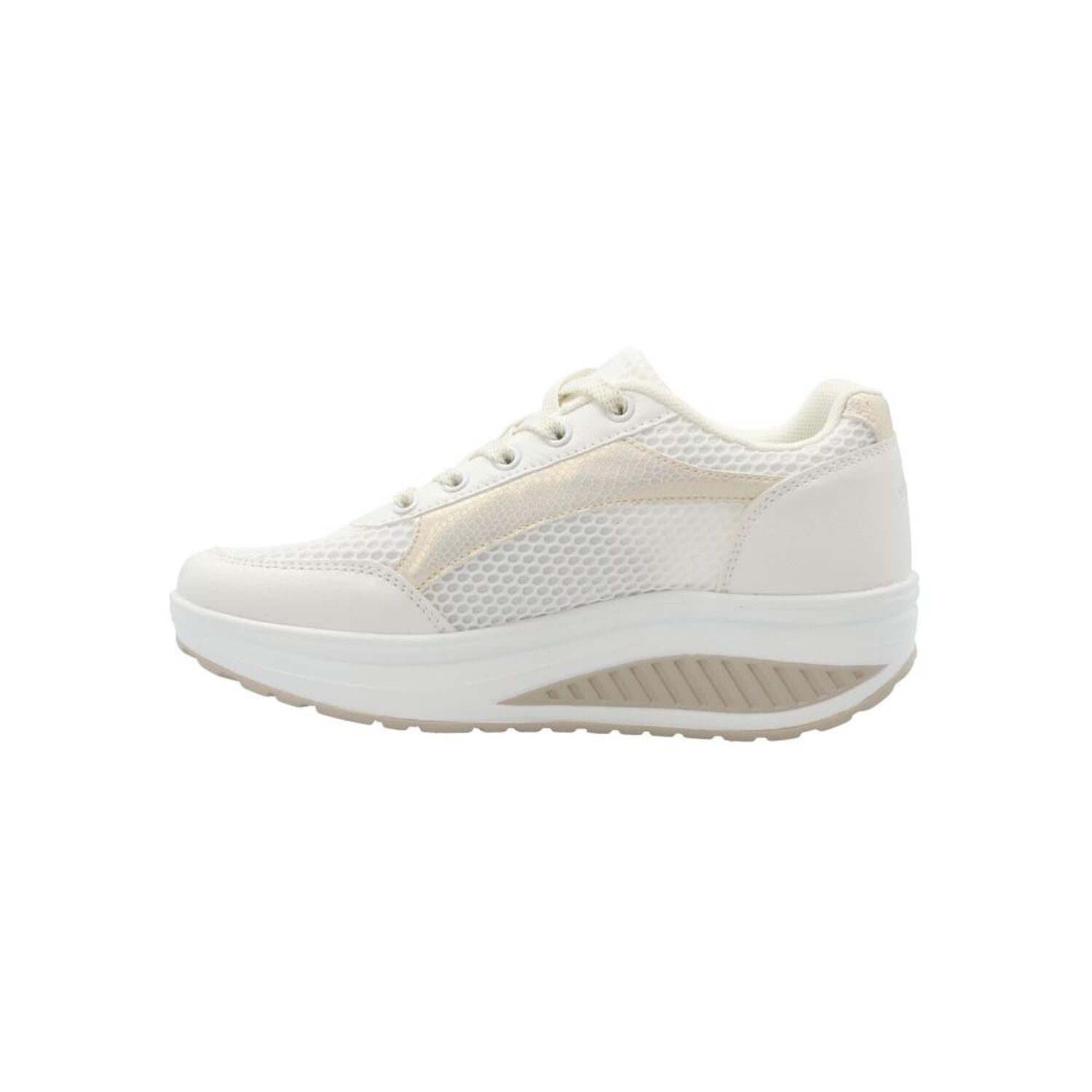 Zapatilla Urbana Mujer Azaleia Camelia Blanco image number 3.0