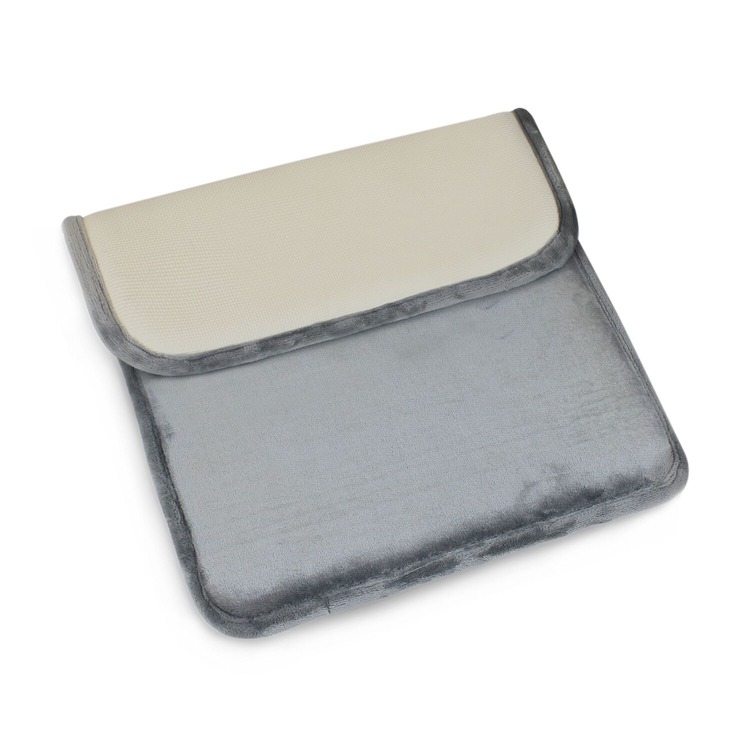 Pack 2 Alfombras De Ba&ntilde;o Nautica Home 40x60cm Flannel Antideslizante Gris image number 3.0