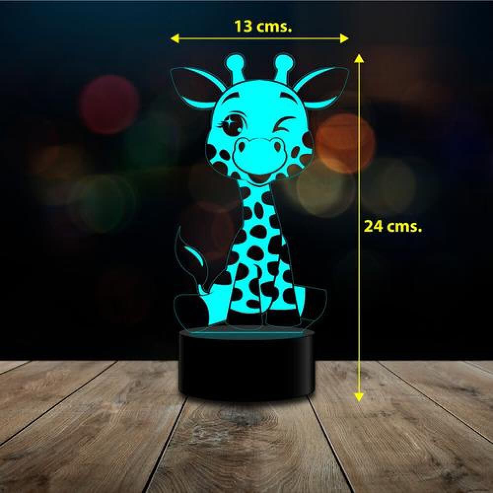 Ilusión 3d Baby Jirafa Kawaii C/remoto image number 2.0
