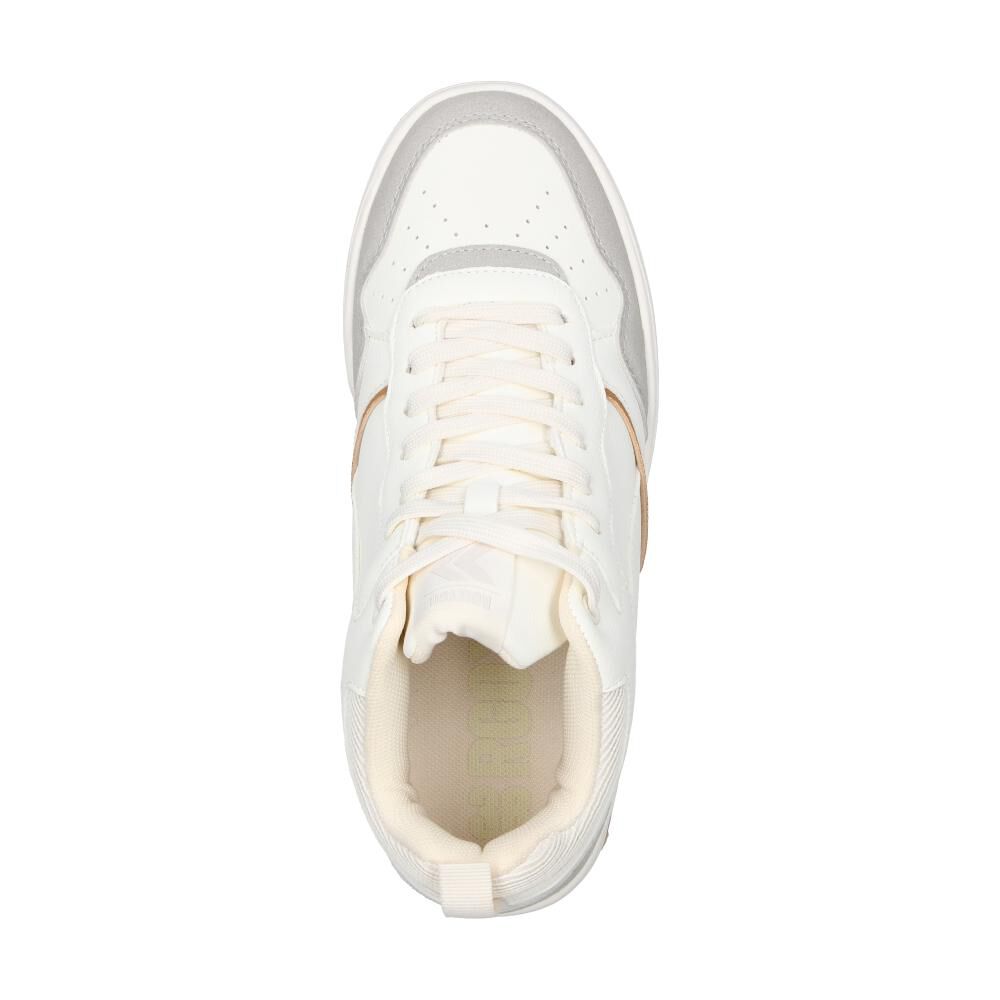 Zapatilla Urbana Mujer Rolly Go White image number 4.0