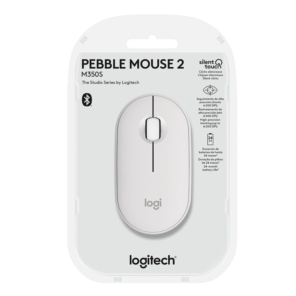 Mouse Logitech Pebble 2 M350s Inalámbrico Bt Blanco image number 2.0