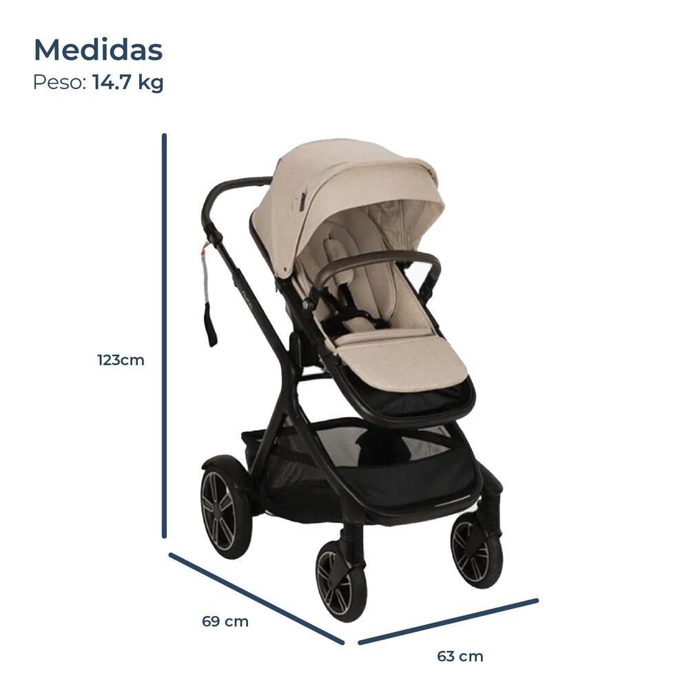 Coche Paseo Demi Next Biscotti Nuna image number 5.0