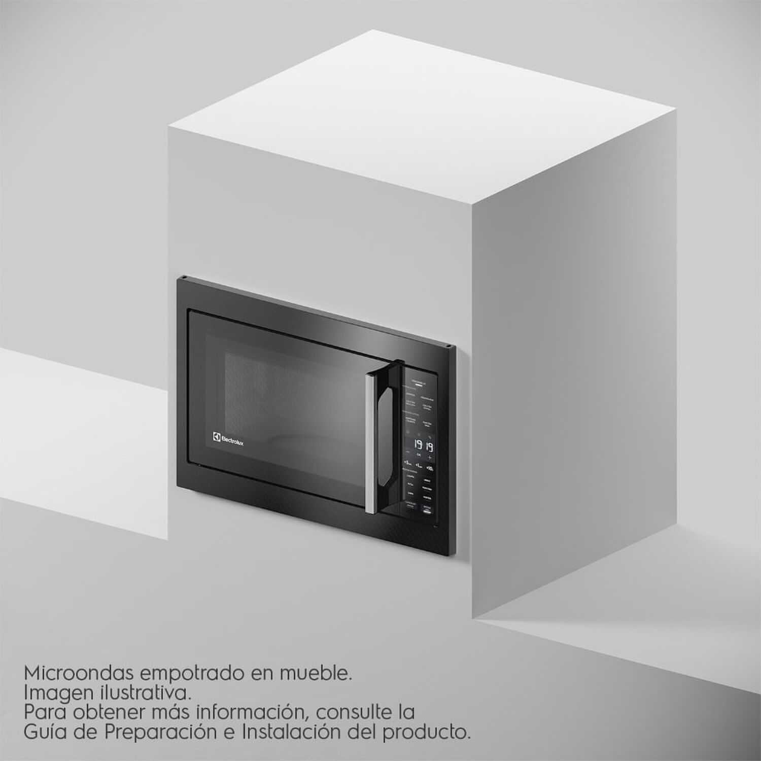 Microondas Empotrable 32 Litros Digital Grill Me3bp Negro image number 6.0