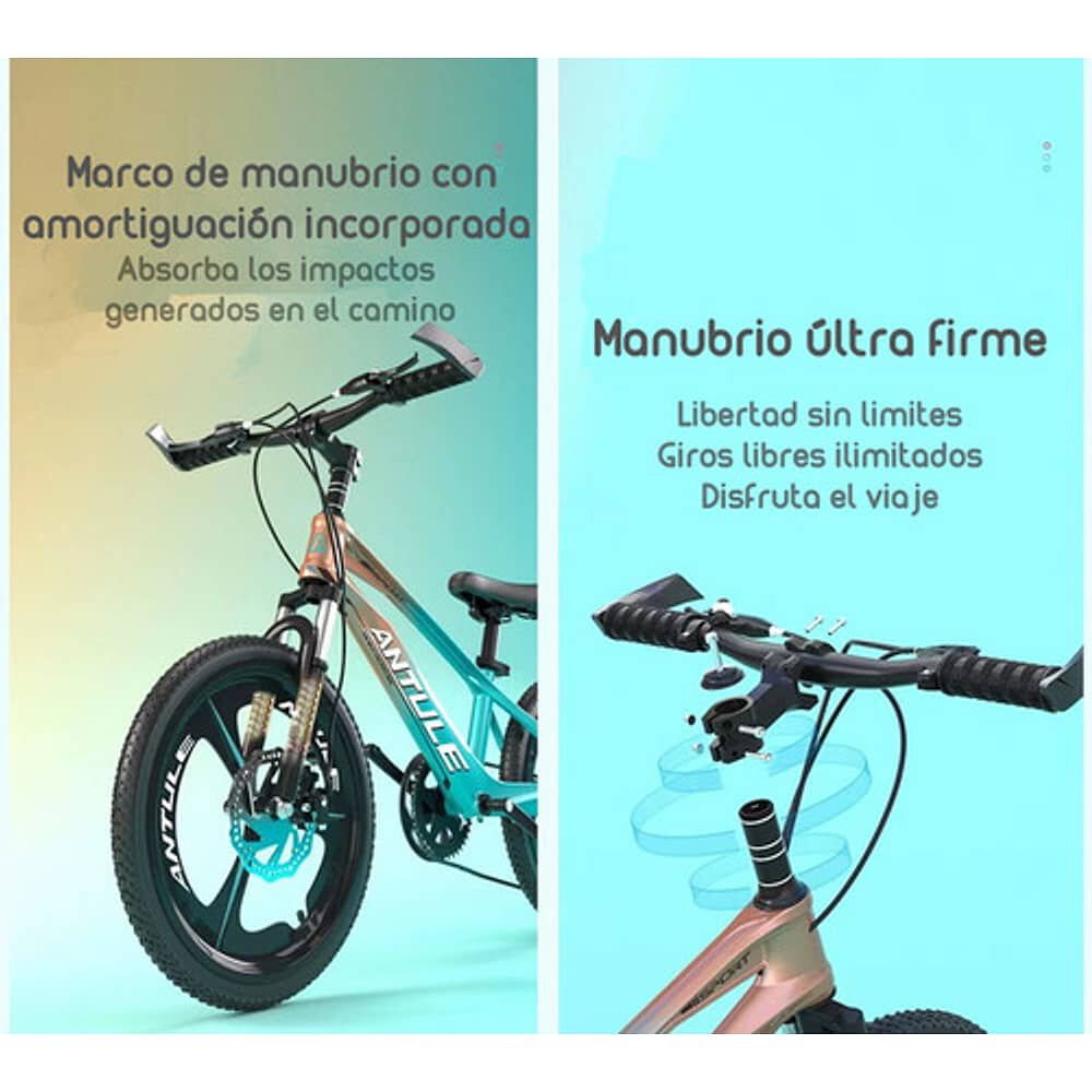 Bicicleta Infantil 8-10 A&ntilde;os Aro 20 Lubabycas Rosada image number 2.0