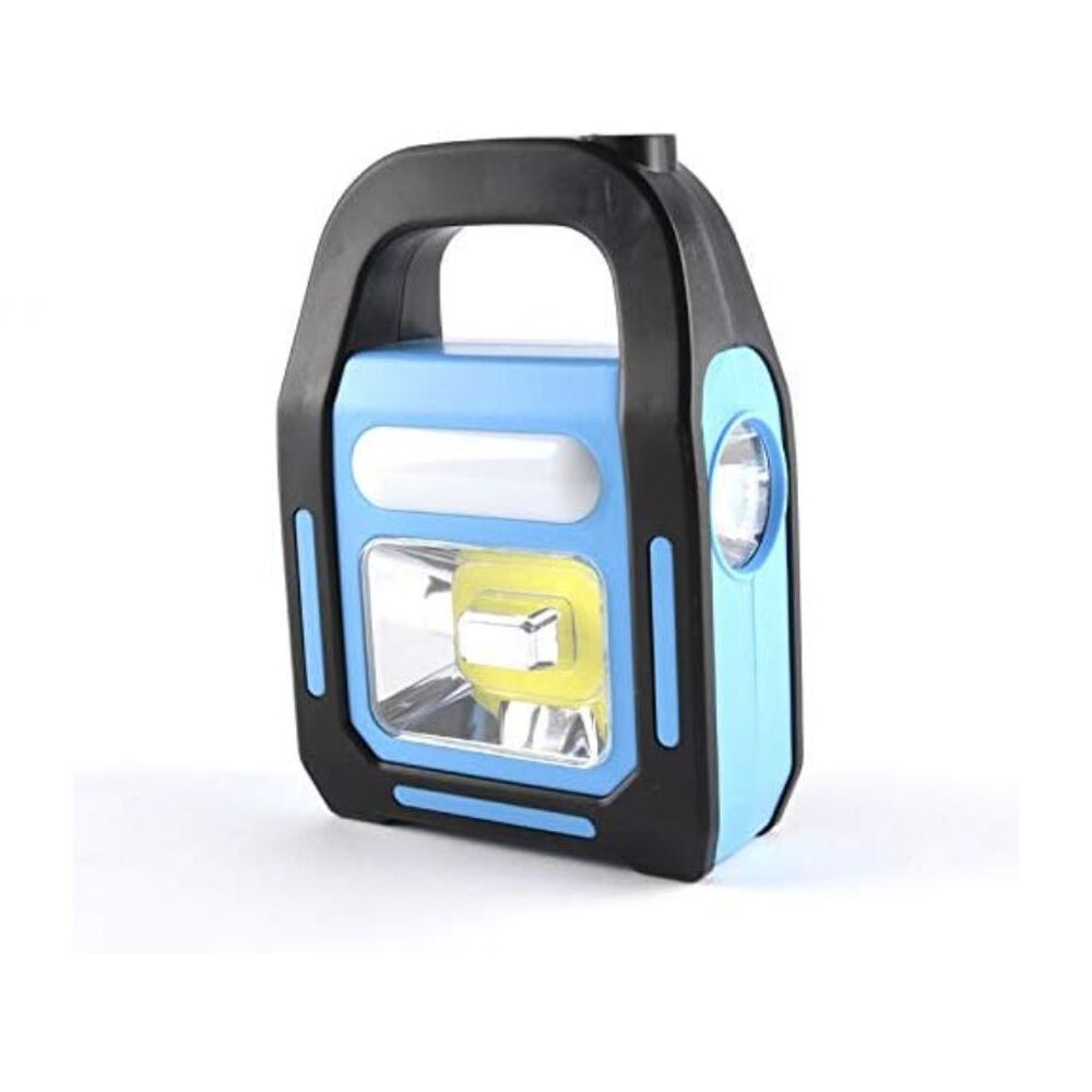 Linterna 3 En 1 Solar Recargable Azul image number 3.0