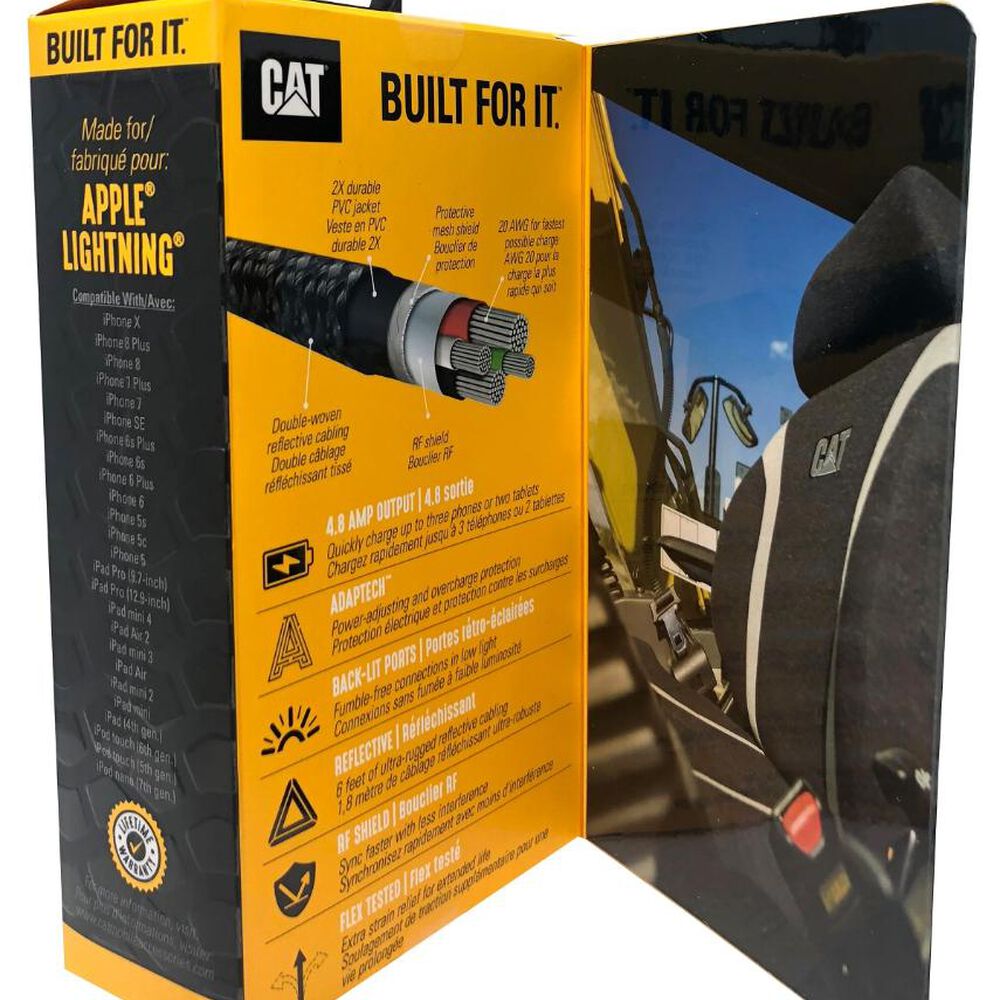 Cargador Para Auto Cat Doble Apple Lightning 4.8a image number 6.0