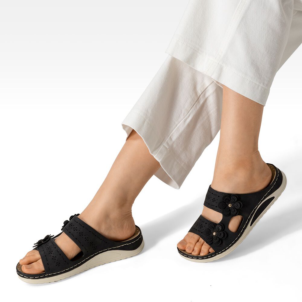 Sandalia Estilo Chala Confort Taco Cu&ntilde;a Mujer Weide Jn723 image number 2.0