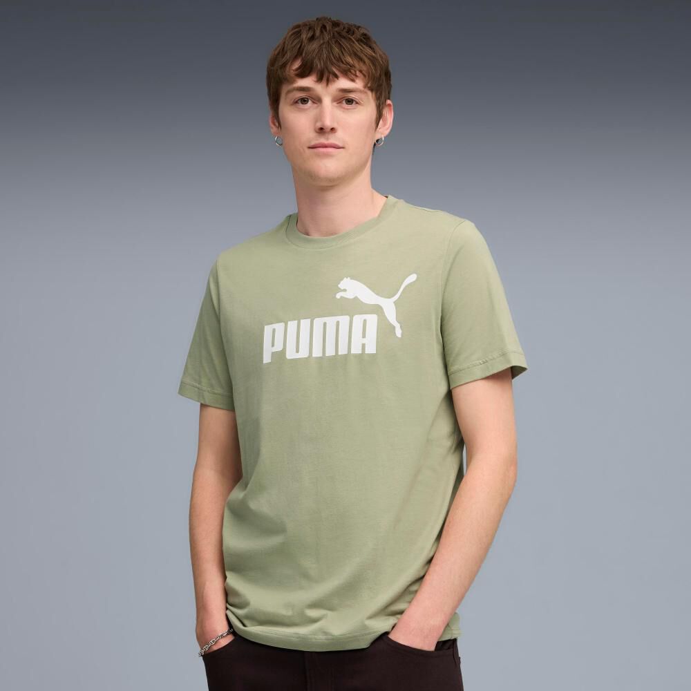 Polera Deportiva Hombre Puma Ess No. 1 Logo Tee (s) image number 2.0
