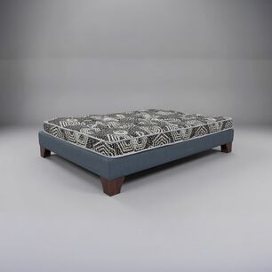 Cama 1.5 Plaza Box 13 Cm L180 Cm + Colchon Modelo Ideal / Con Patas De 11 Cm (gris)