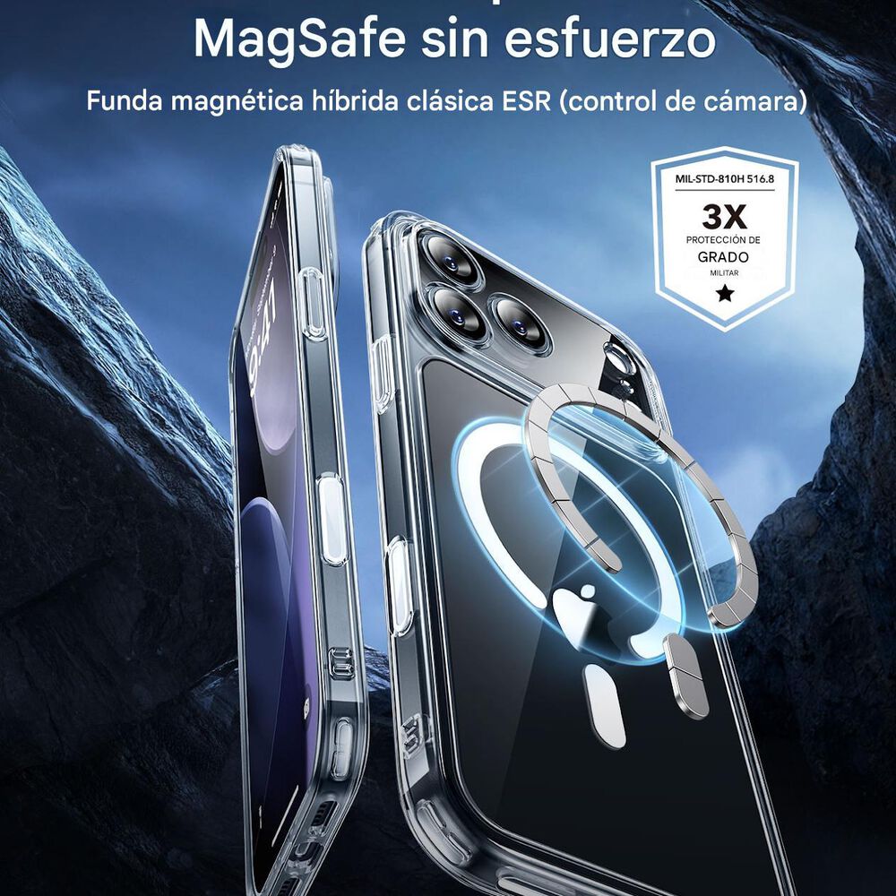 Para Iphone 17 Pro - Pack: Carcasa Magsafe + Vidrio Templado image number 2.0