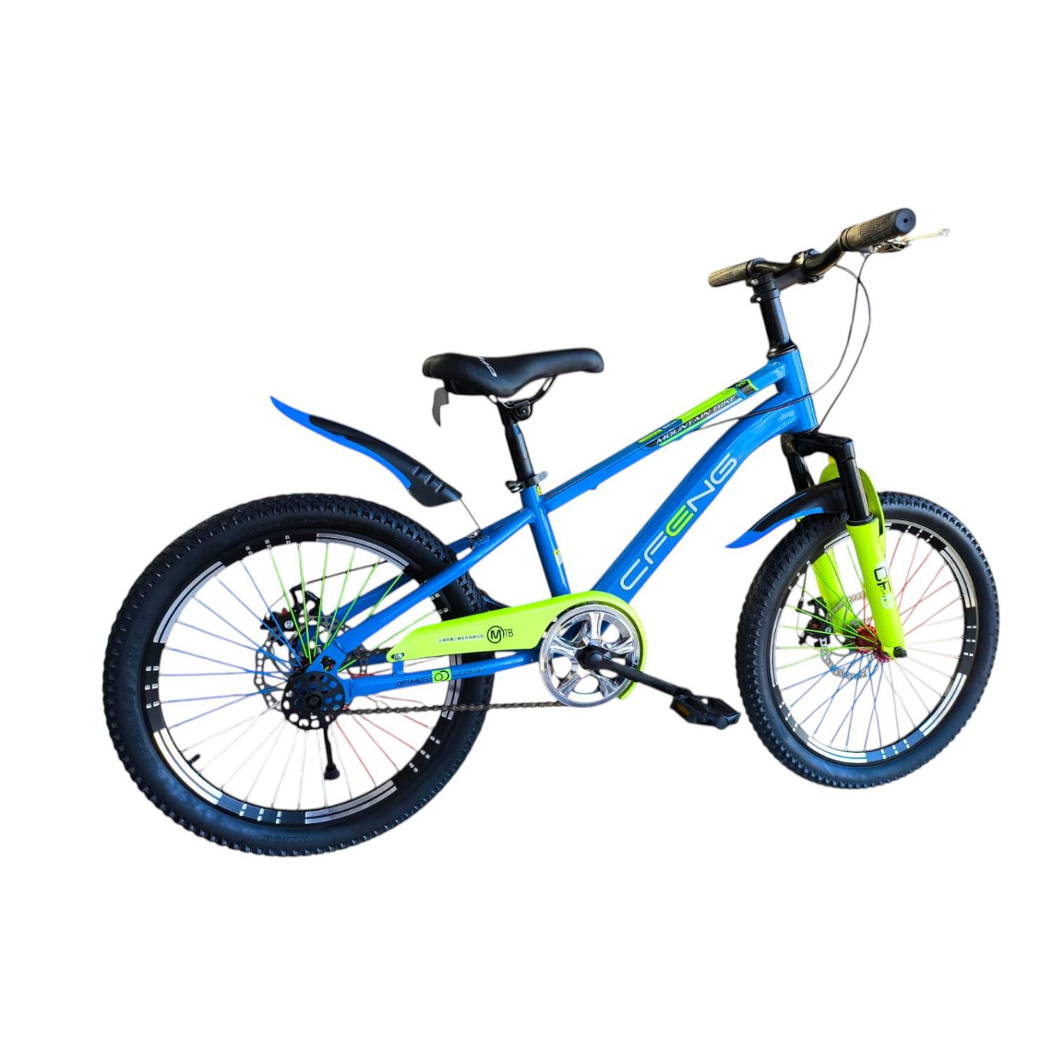 Bicicleta Aro 20 Cfeng Con Freno Disco Azul image number 4.0