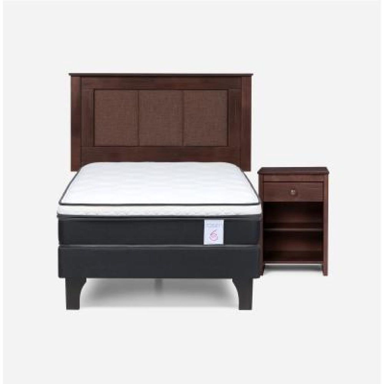 Cama Europea Rosen New Style 6 / 1.5 Plazas / Base Normal image number 8.0