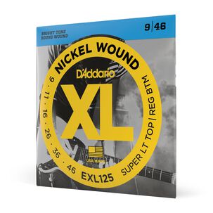Set De Cuerdas Guitarra El&eacute;ctrica 9-46 Exl125 Daddario