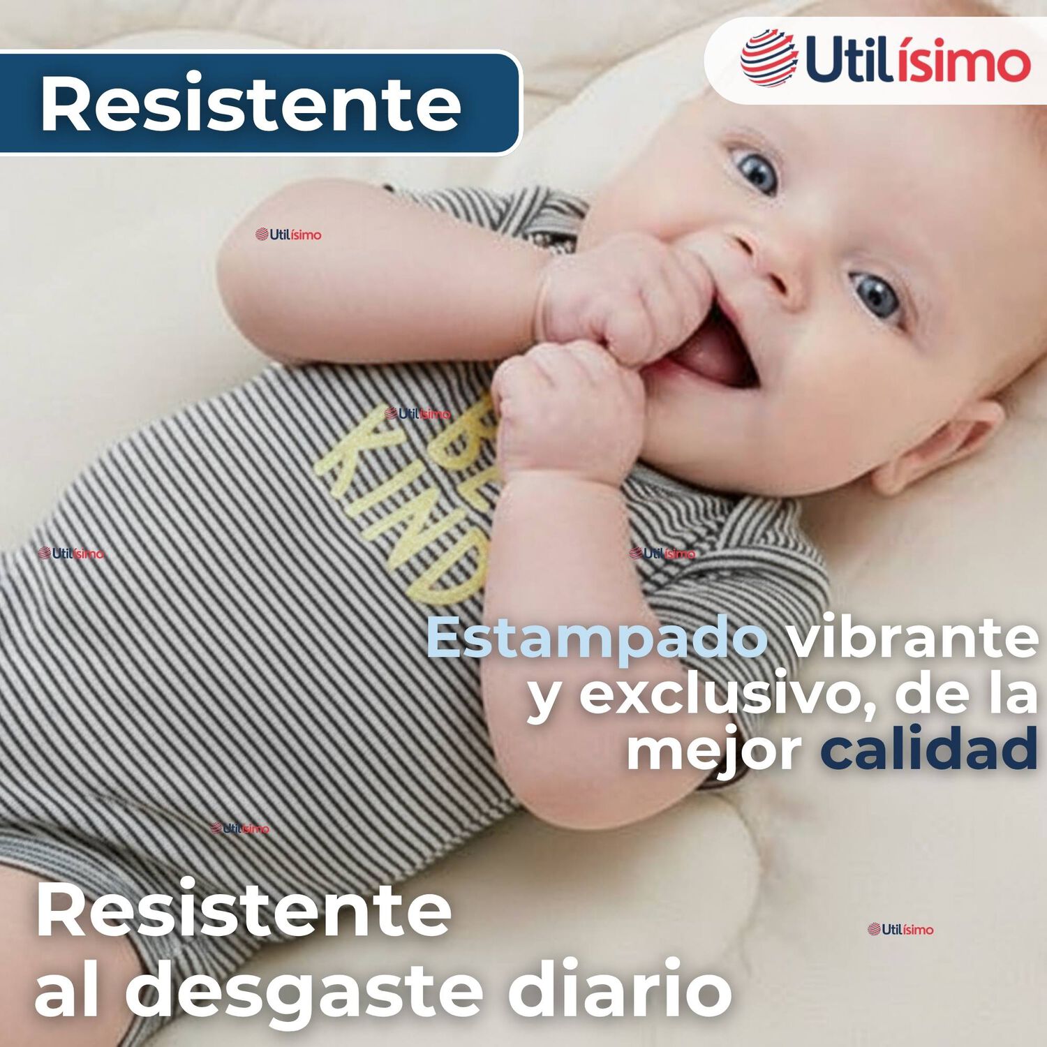 Pack 5 Bodys Ni&ntilde;o Manga Corta Tedmimak 100% Algod&oacute;n Baby Be Kind image number 5.0
