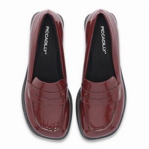 Mocasin Mujer Burdeo Francisca Piccadilly