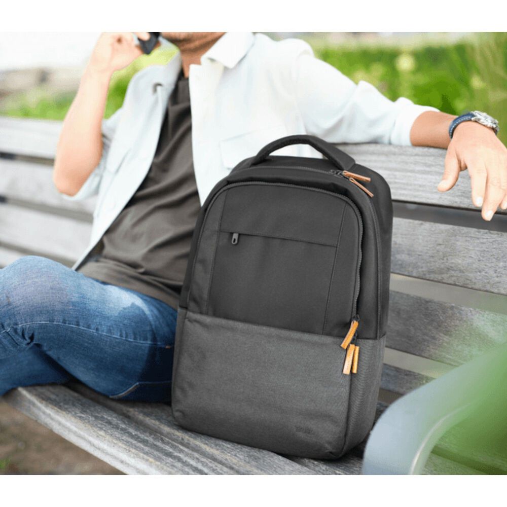 Mochila De Notebook Trust Lisboa 16" 23l Ultra Ligera Black image number 9.0