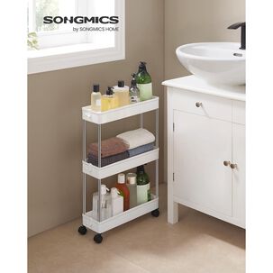 Carro Multiuso Angosto Songmics Con Ruedas 3 Niveles 14,4 Cm