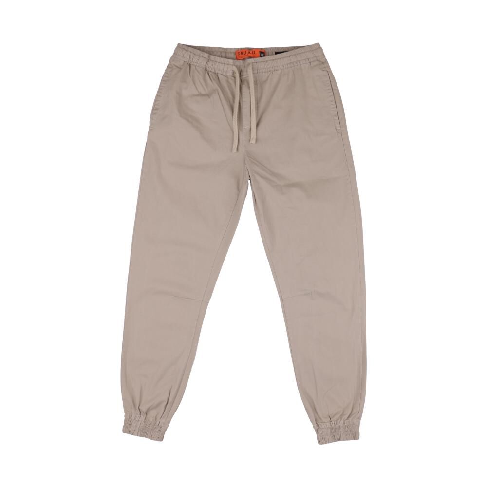 Pantalón Liso Tiro Medio Slim Hombre Skuad image number 0.0