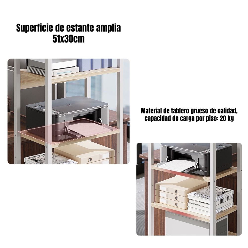 Estantes Repisas De 5 Niveles Movible 51x30x136cm Jr5 image number 6.0