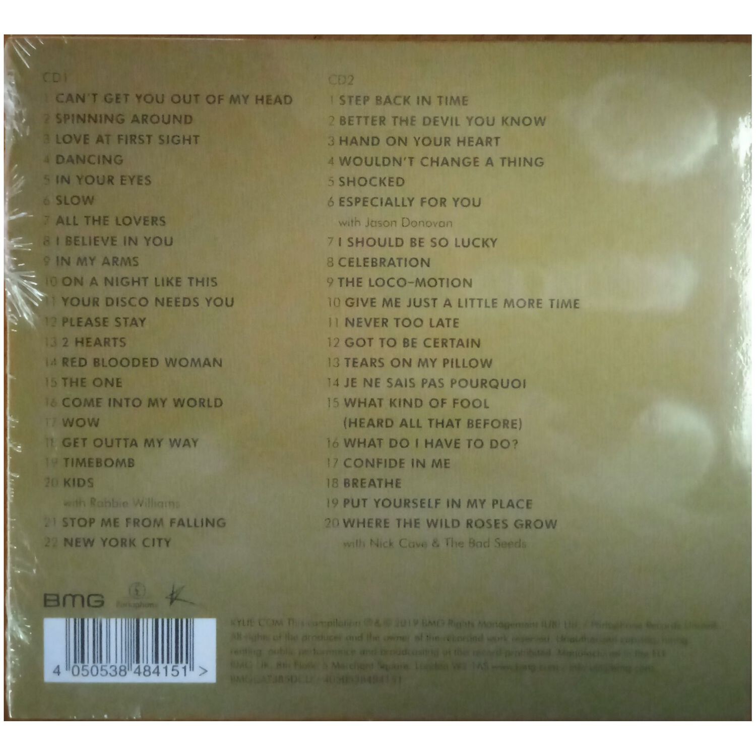 Kylie Minogue - Step Back In Time: The Definitive Collection (2cd) | Cd image number 2.0