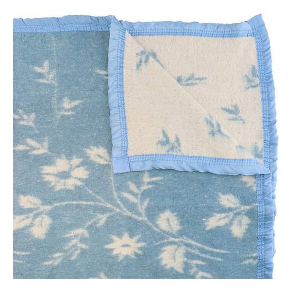 Frazada Andes Jacquard Aspen 2 Plaza Celeste image number 2.0