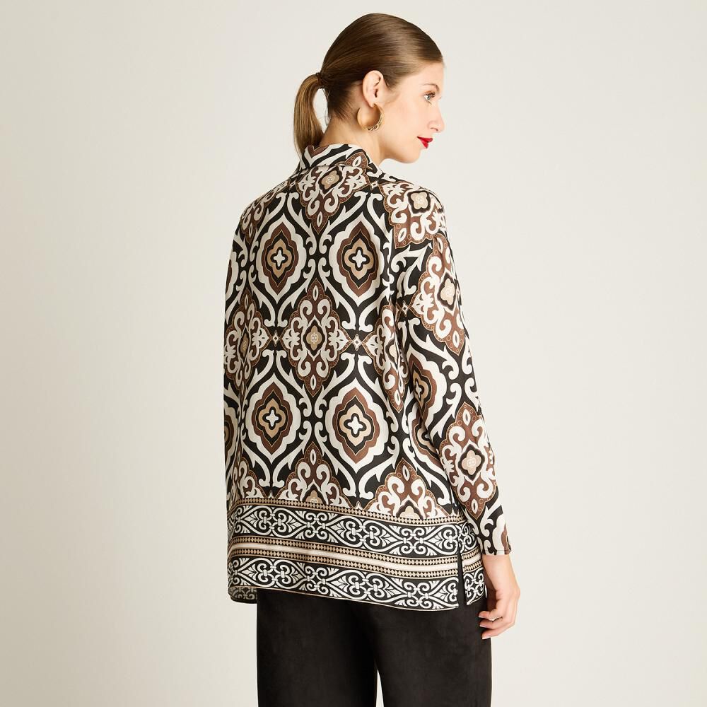 Blusa Manga Larga Mujer Lorenzo Di Pontti image number 2.0