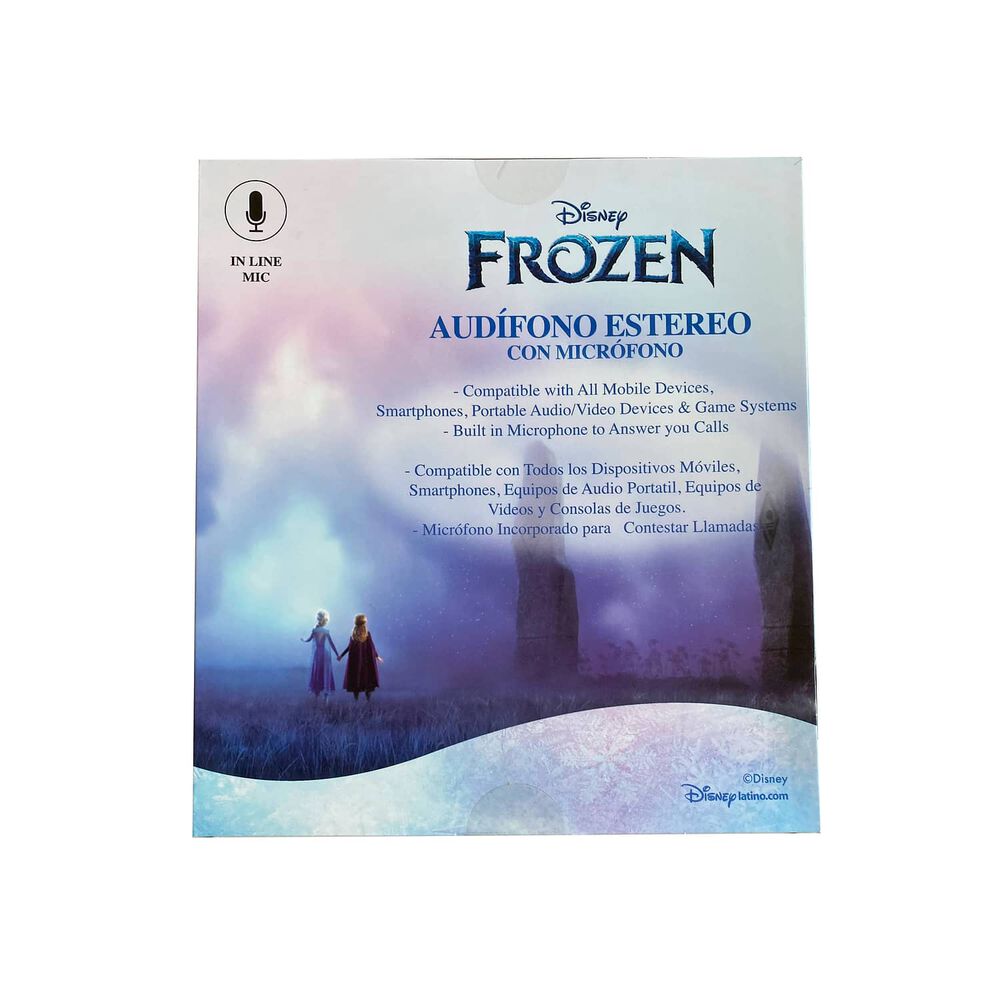 Aud&iacute;fono Est&eacute;reo Con Micr&oacute;fono Incorporado Frozen image number 4.0
