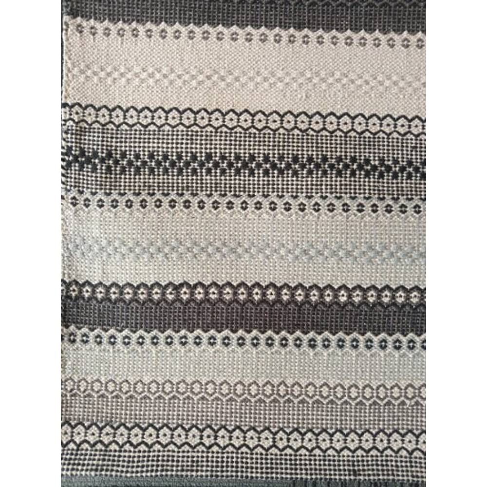 Alfombra Kelim Mediana Gris/negro image number 0.0