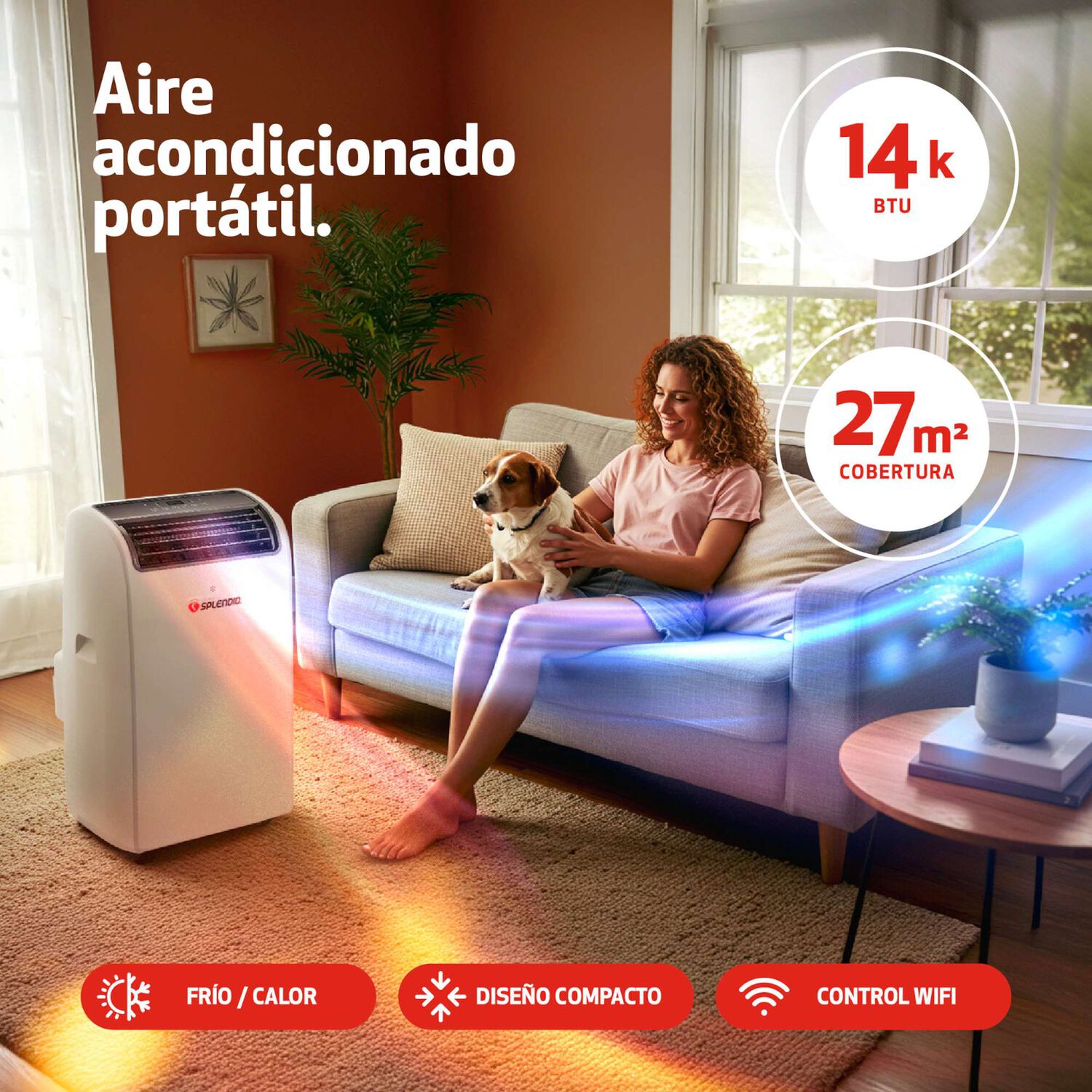 Aire Acondicionado Port&aacute;til 14000 Btu Wi Fi Splendid image number 6.0