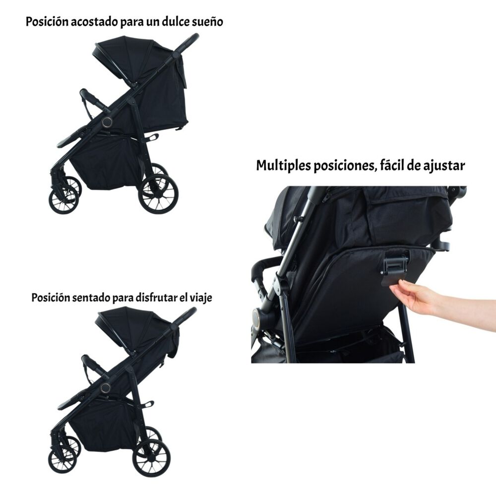 Coche De Paseo Con Posa Vaso 4 A&ntilde;os Iron Gris Lubabycas image number 6.0