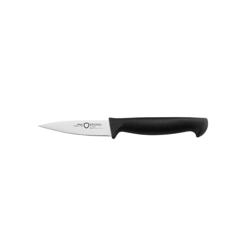 Cuchillo Pelador Krons Prime 8cm Mango Negro image number 0.0