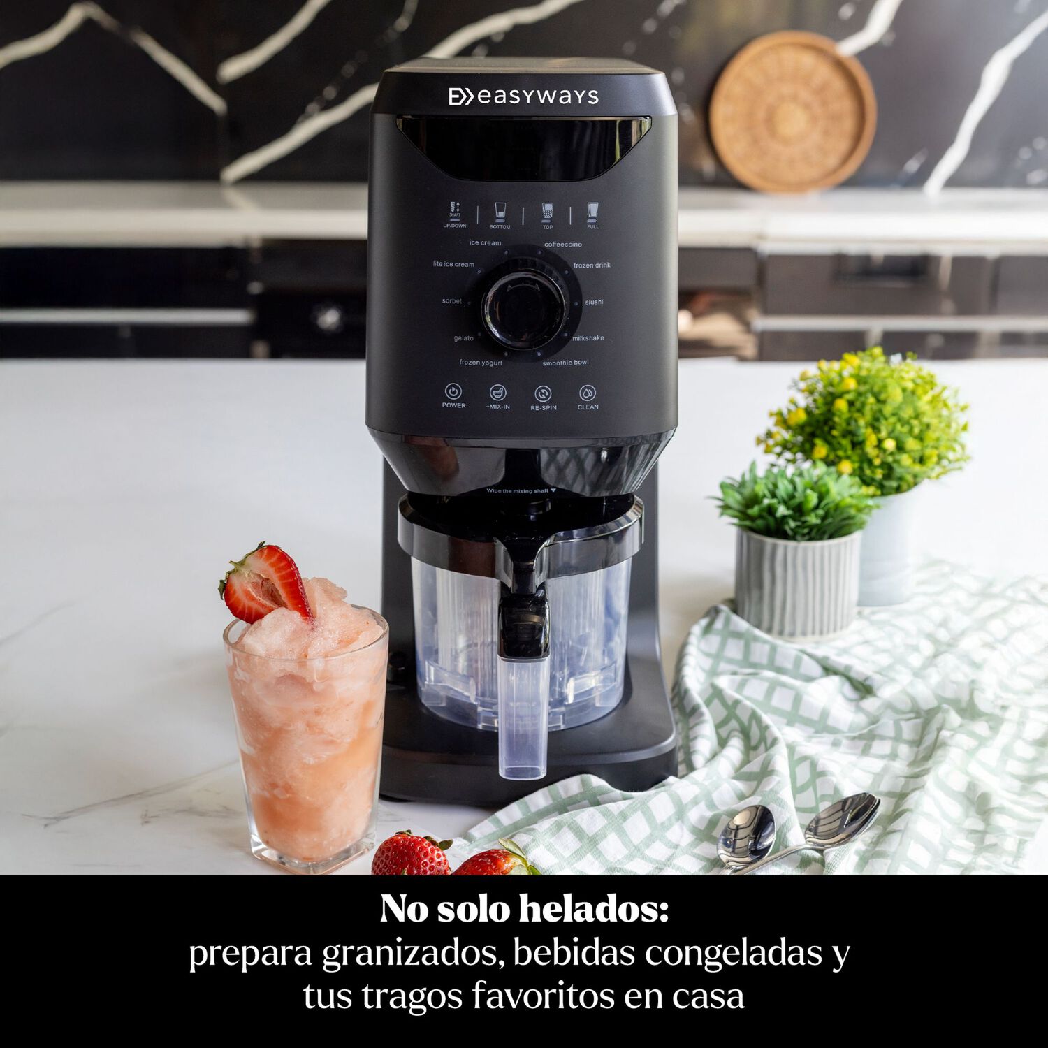 M&aacute;quina De Helado Amalfi Deluxe + 3 Bowls 500 Ml Easyways image number 13.0
