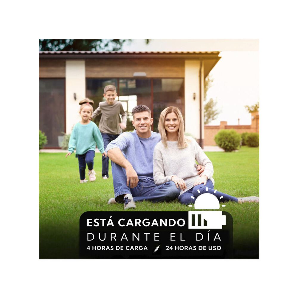 Pack 2 Aplique Luz Led Solar Con Sensor De Movimiento Contra Agua image number 4.0