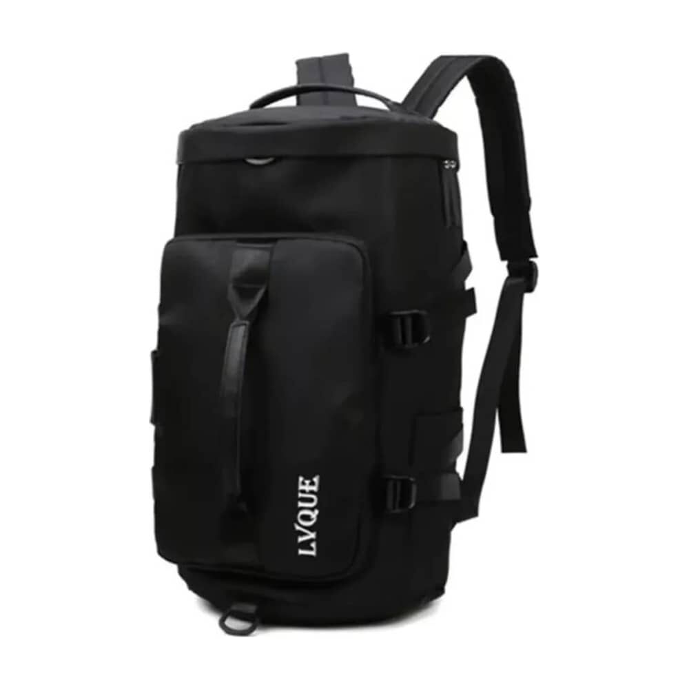 Bolso De Viaje Impermeable Mochila Multiusos Hombro Gimnasio. Negro image number 0.0