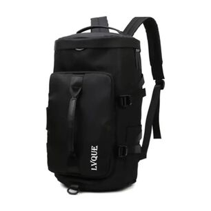 Bolso De Viaje Impermeable Mochila Multiusos Hombro Gimnasio. Negro