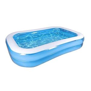 Piscina Inflable Alberca Rectangular Azul 2.62mx1.75mx51 Cm Piscina Inflable Alberca Rectangular Azul 2.62mx1.75mx51 Cm